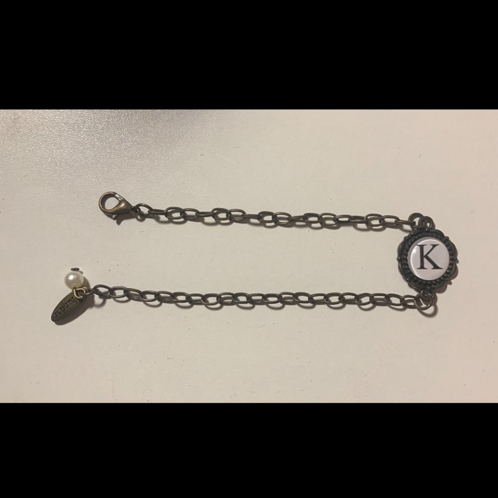 Plunder Moto Mini Bracelet Mono Monogram K Letter
